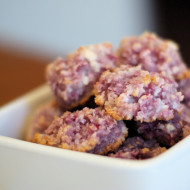 coconut raspberry macaroons