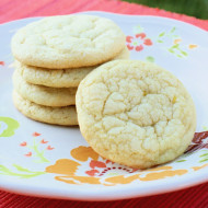 gluten free lemon dream cookies