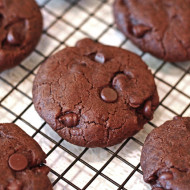 gluten free vegan chocolate chocolate chip cookies