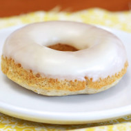 gluten free vegan banana maple donuts