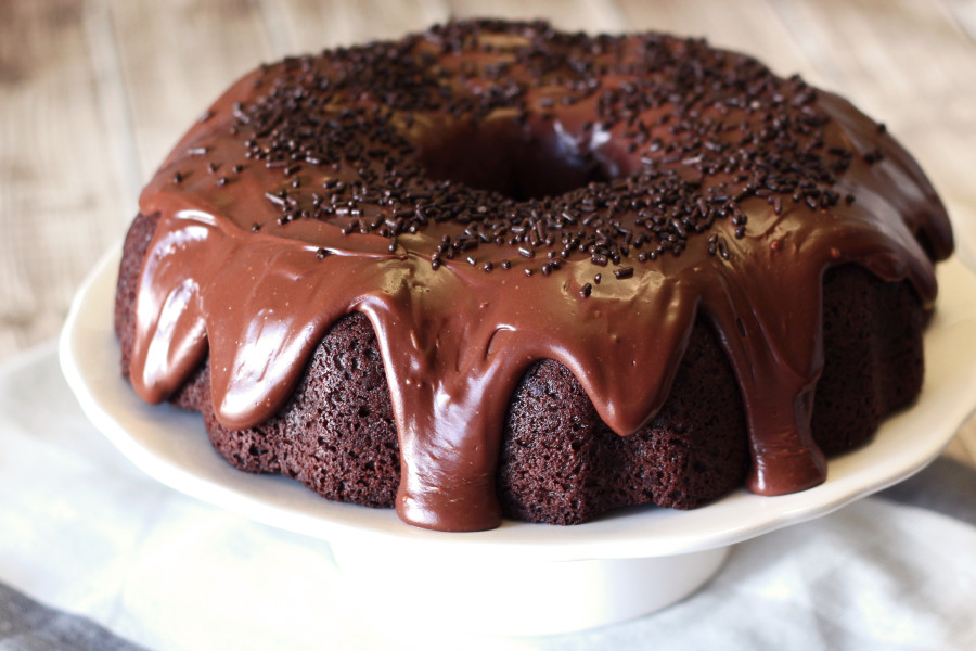 Vegan Chocolate Bundt Cake - Binjal's VEG Kitchen