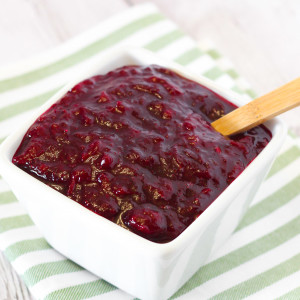 Homemade cranberry sauce. A little tart, a little sweet, a whole lot of flavor from those beautiful fresh cranberries. A must-have on your holiday table!