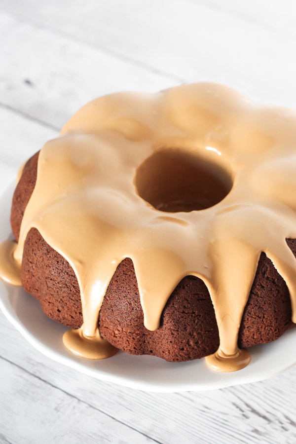 Gingerbread Bundt Cake with Sugared Cranberries