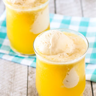 dairy free mango ginger beer floats