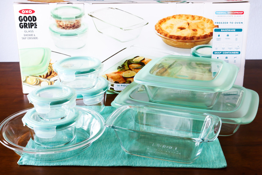 14-Piece Glass Bake, Serve & Store Set