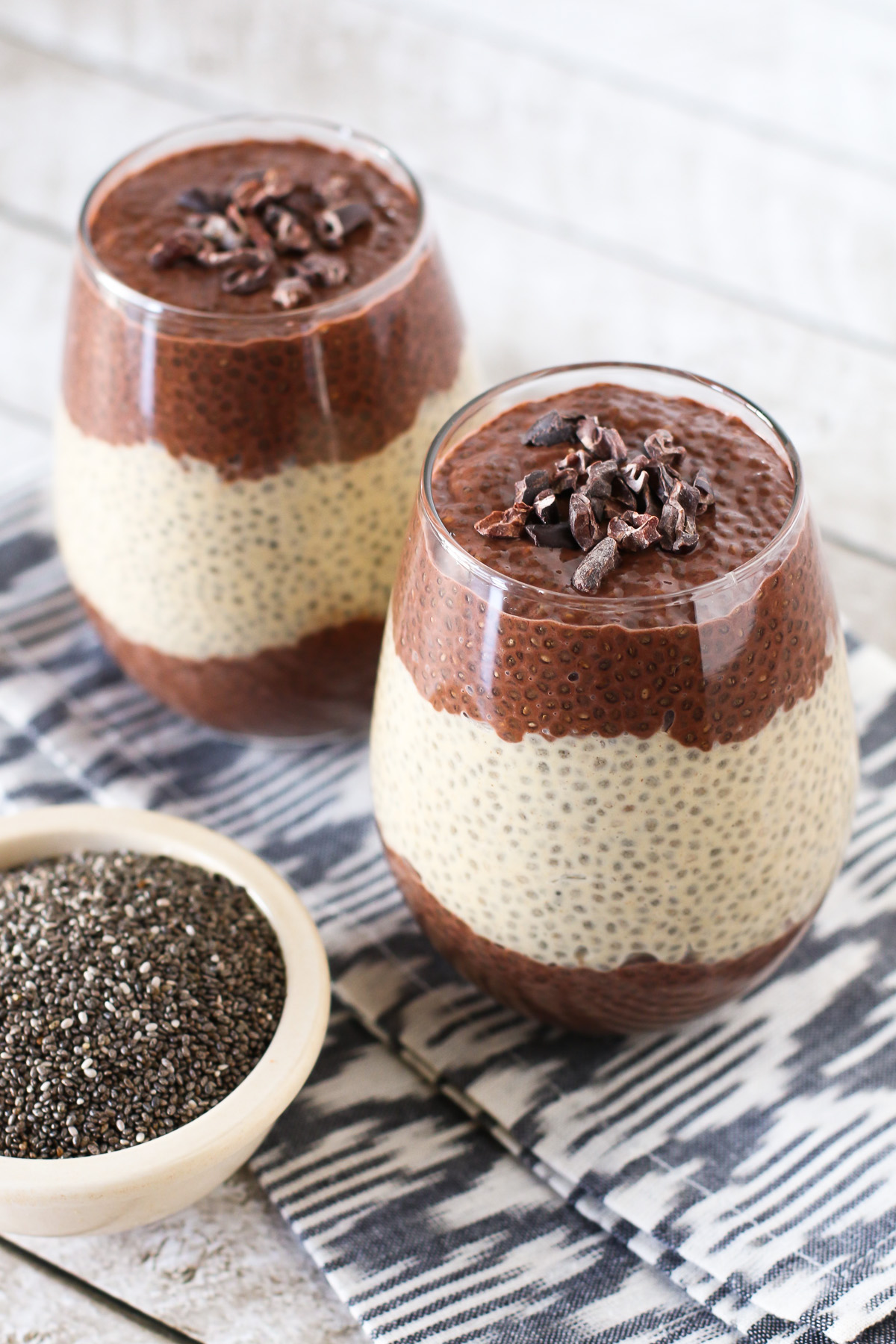 dairy free chocolate peanut butter chia pudding Bakes Gluten
