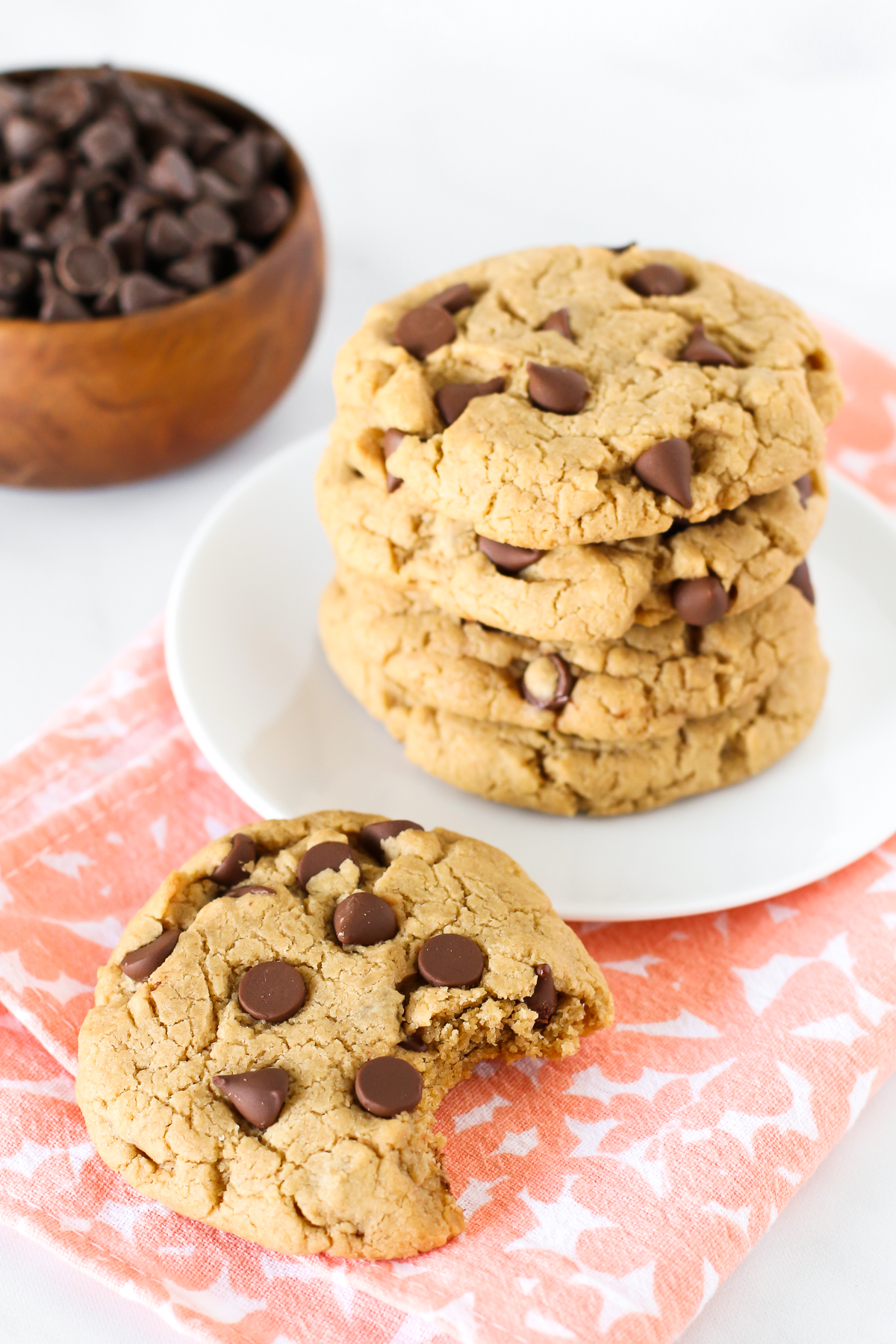 Gluten-Free Peanut Butter Chocolate Chip Cookies (Dairy-Free) - MamaShire